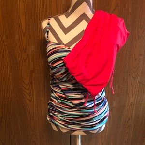 Tankini with skirted bottom